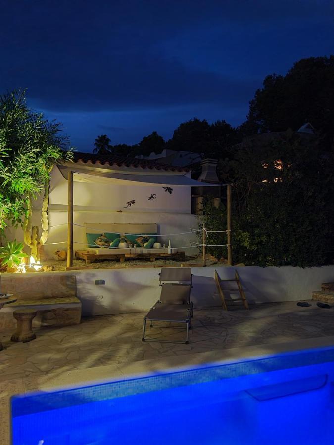 Private Villa Mit Eigenem Pool Unter Palmen Cala Llena Exteriér fotografie